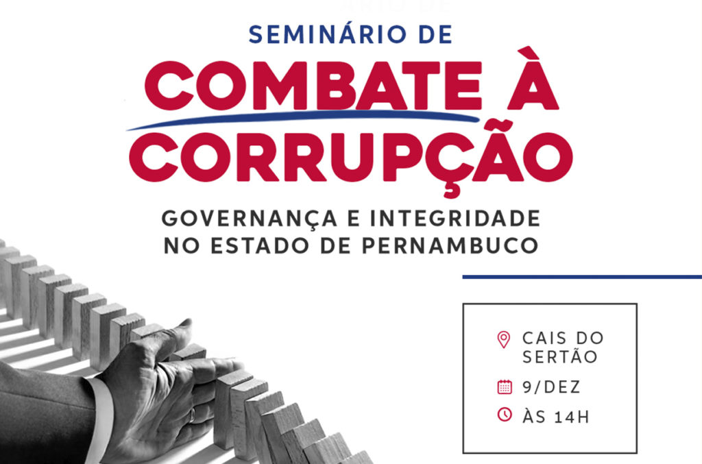 SCGE promove “Seminário de Combate à Corrupção”