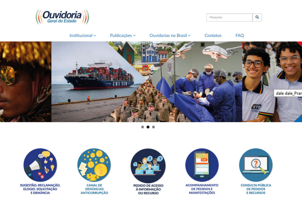 Ouvidoria do Estado lança novo site